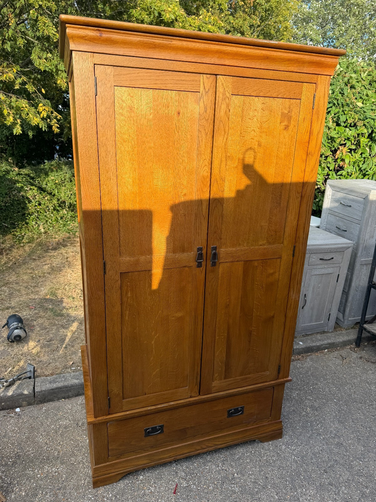 Solid Oak Furnitureland Wardrobe