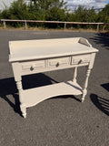 Solid Pine Cream Console Hall Cabinet Cupboard
