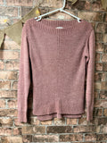 Fatface Pink Knit Jumper - Size 6