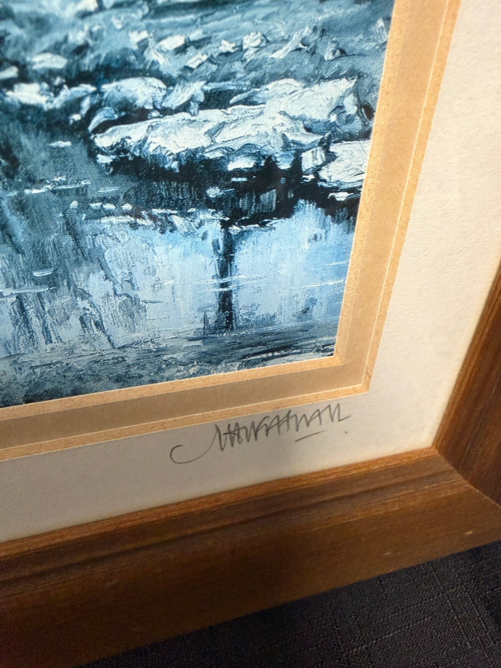 Martin Fretwell Vintage Framed and Signed Print