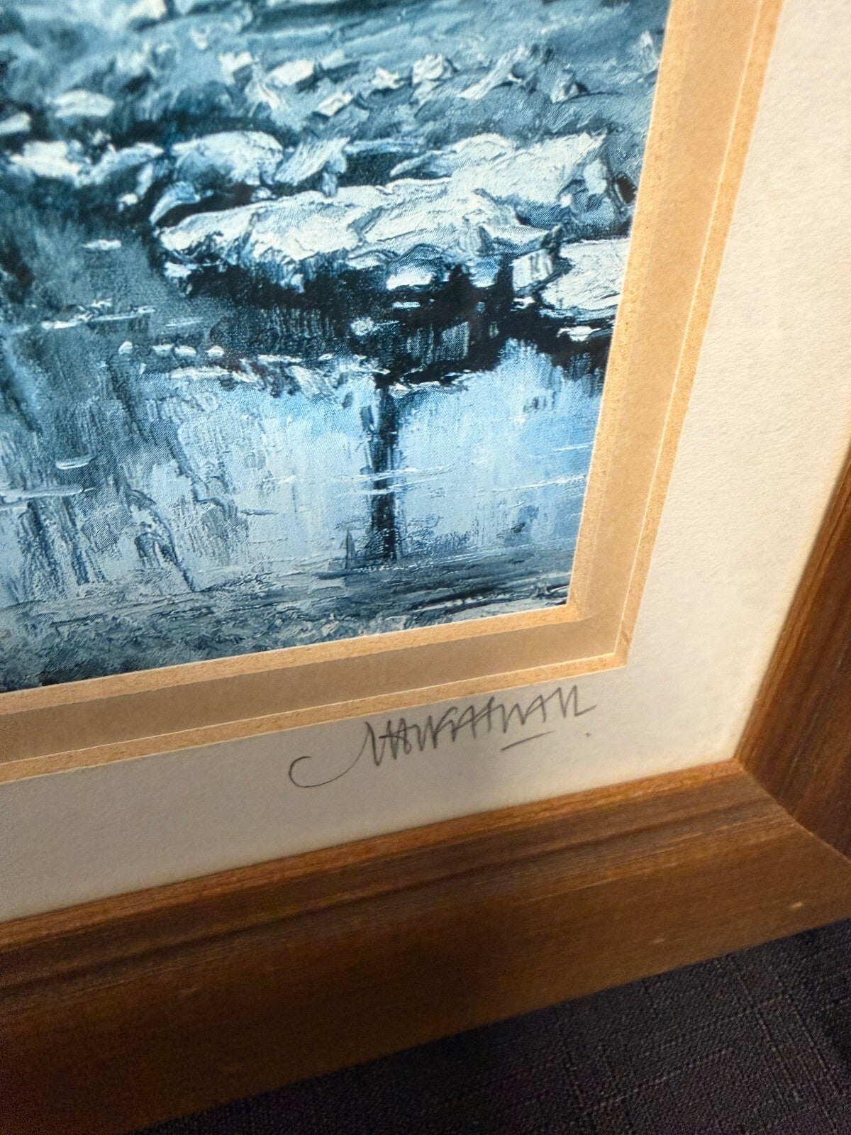 Martin Fretwell Vintage Framed and Signed Print