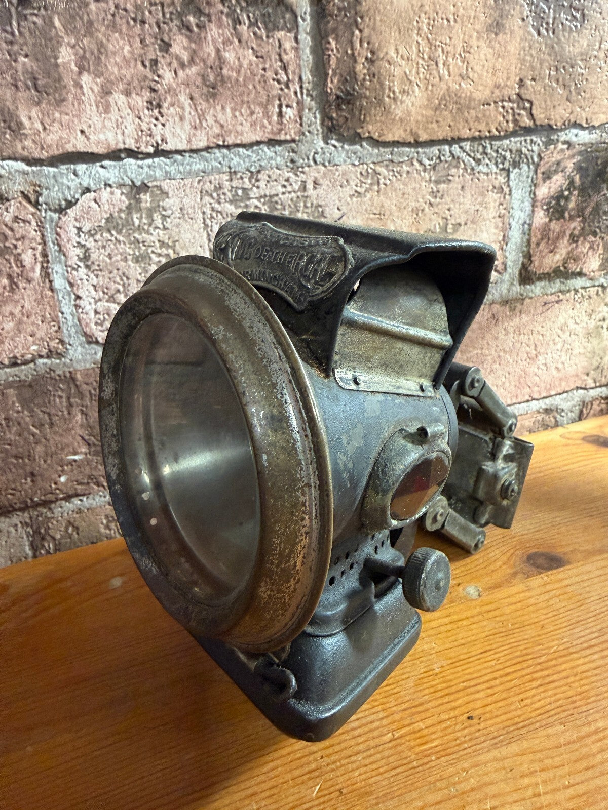 Vintage Lucas 'King of The Road' Bicycle Oil Lamp