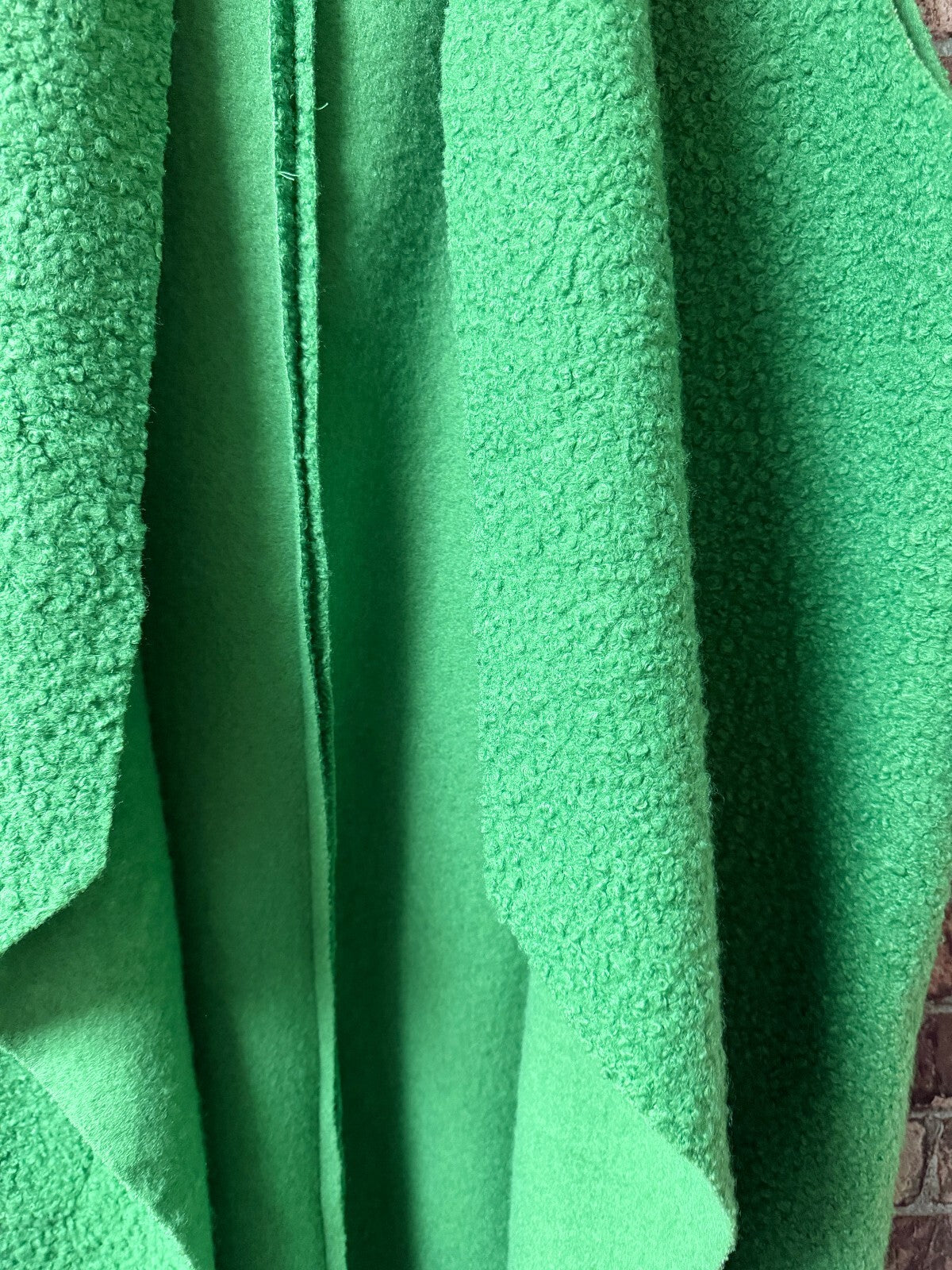 Made in Italy Green Longline Gilet - One Size