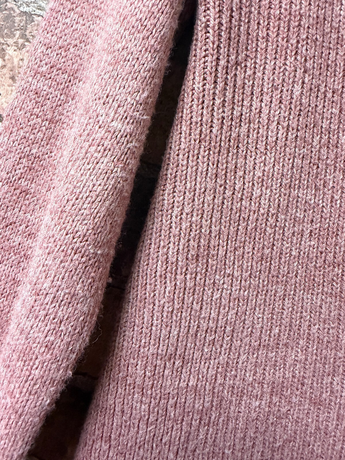 Fatface Pink Knit Jumper - Size 6