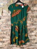 Blueberry Patterned African Print Dress - Size 12