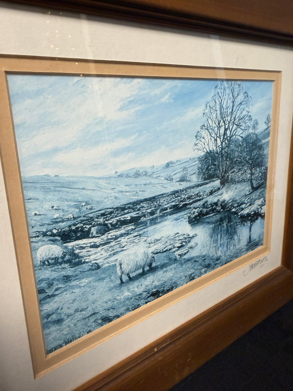 Martin Fretwell Vintage Framed and Signed Print
