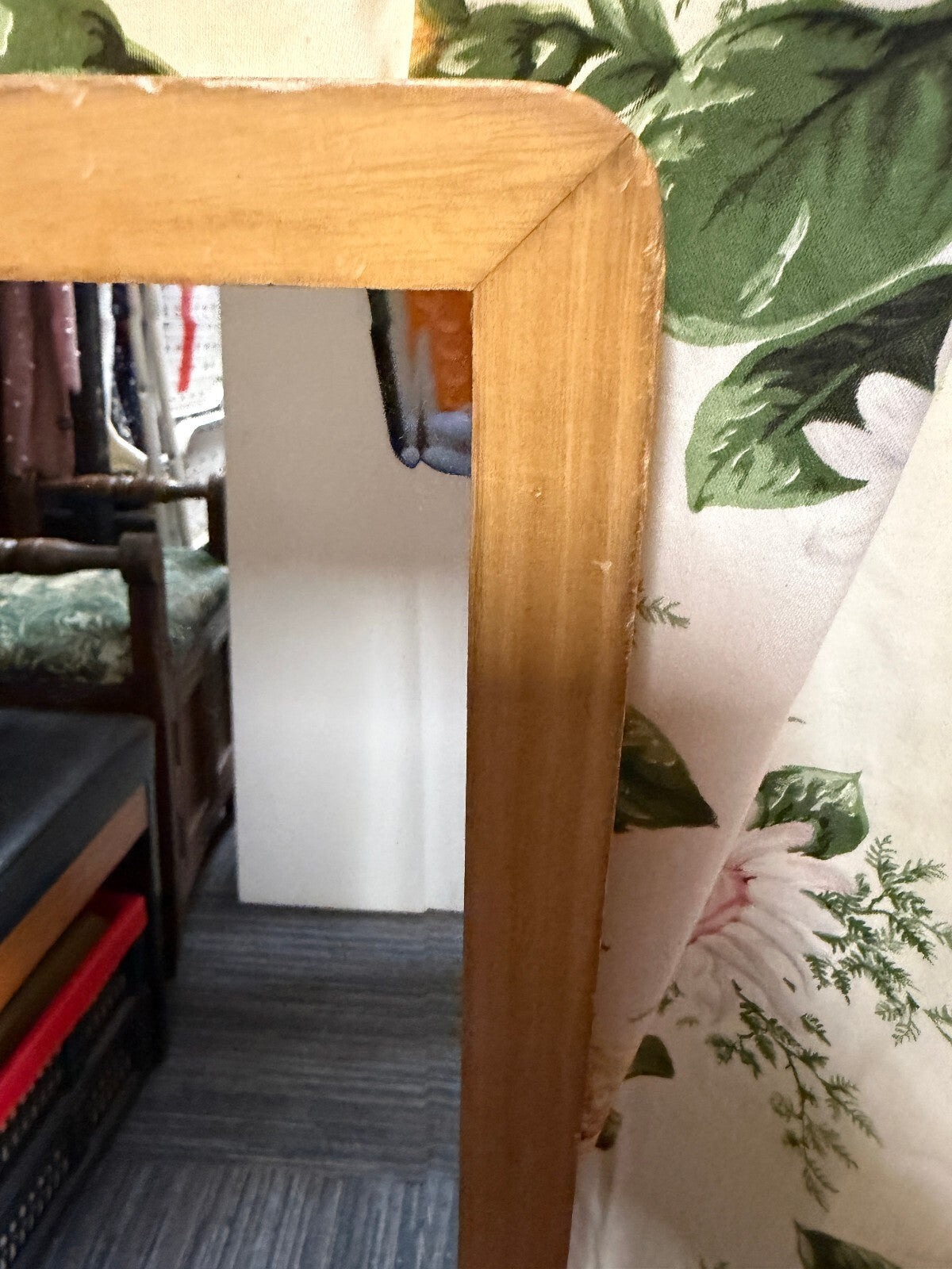 Solid Wood Rectangular Mirror
