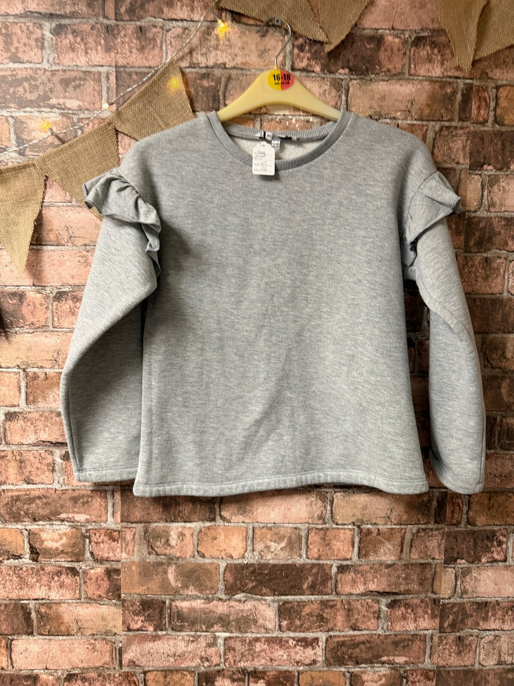 Grey Plain Sweater - Size 6
