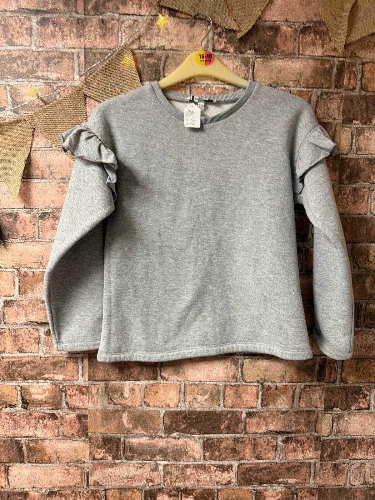 Grey Plain Sweater - Size 6