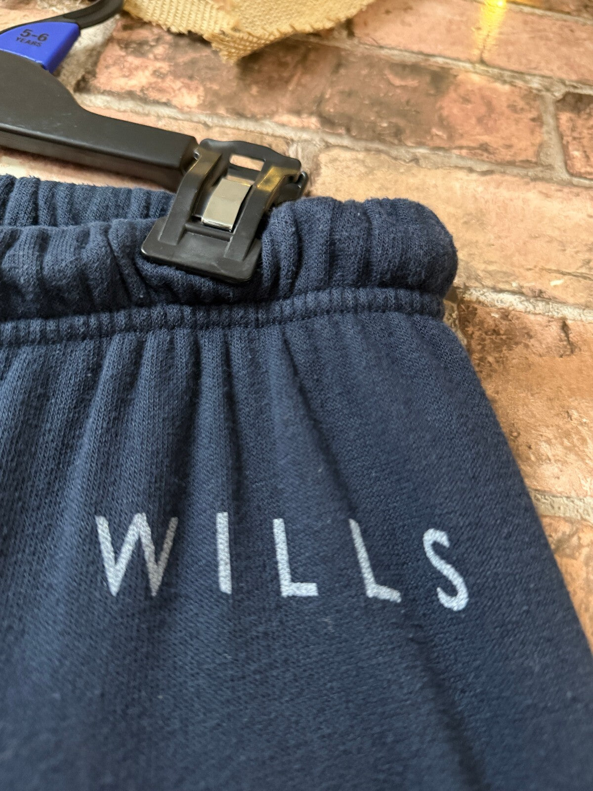 Jack Wills Navy Joggers - Size 8