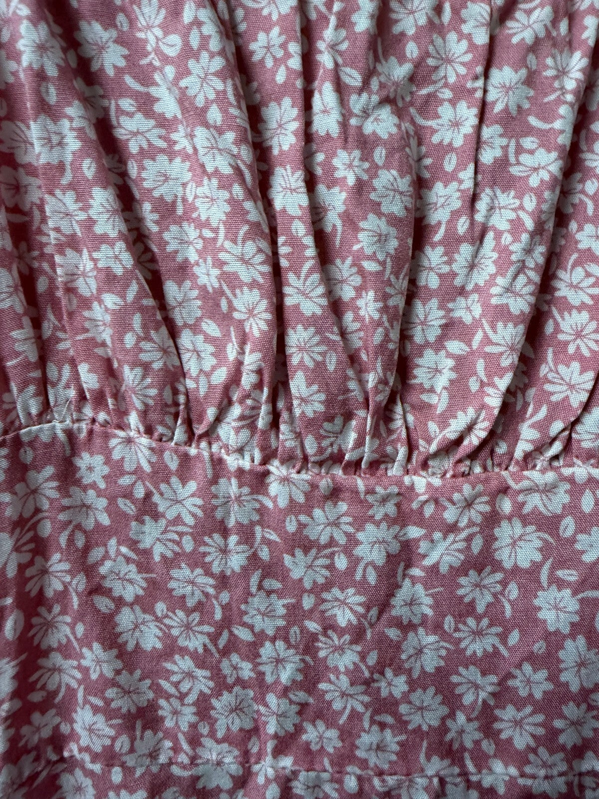 Shein Pink Floral Dress - Size 6