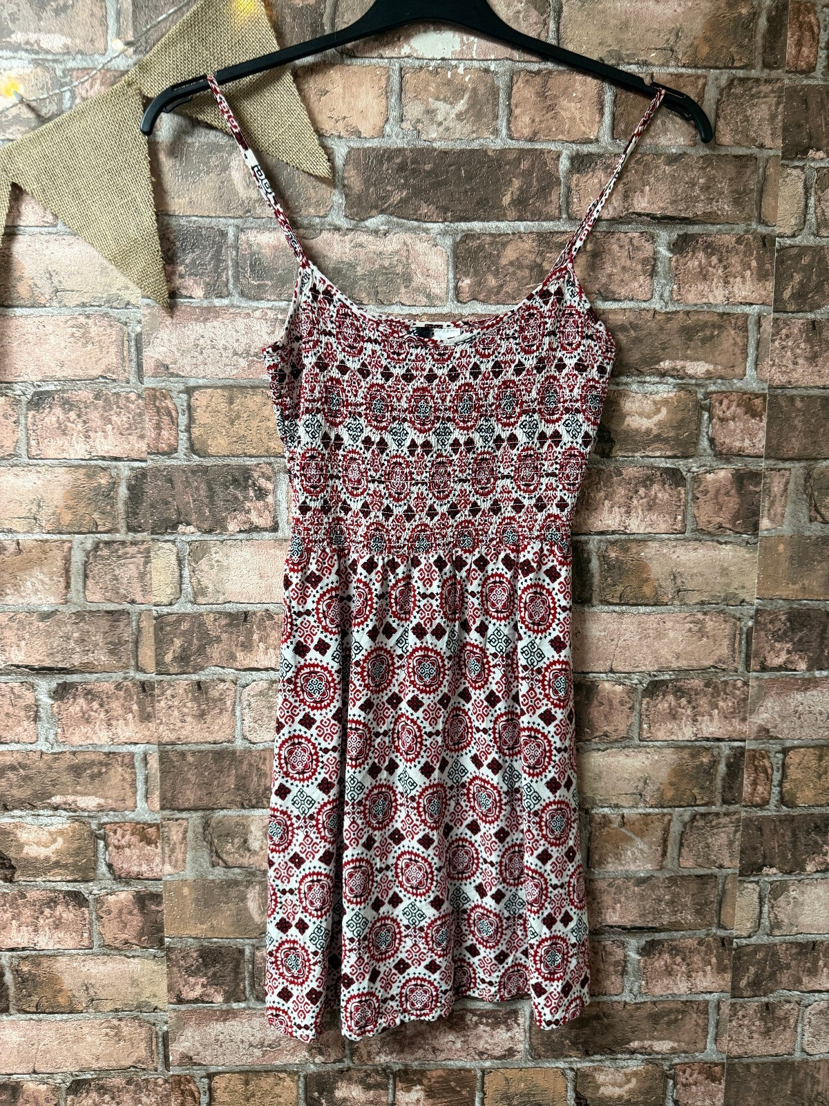 H&M Patterned Strap Top - Size 6