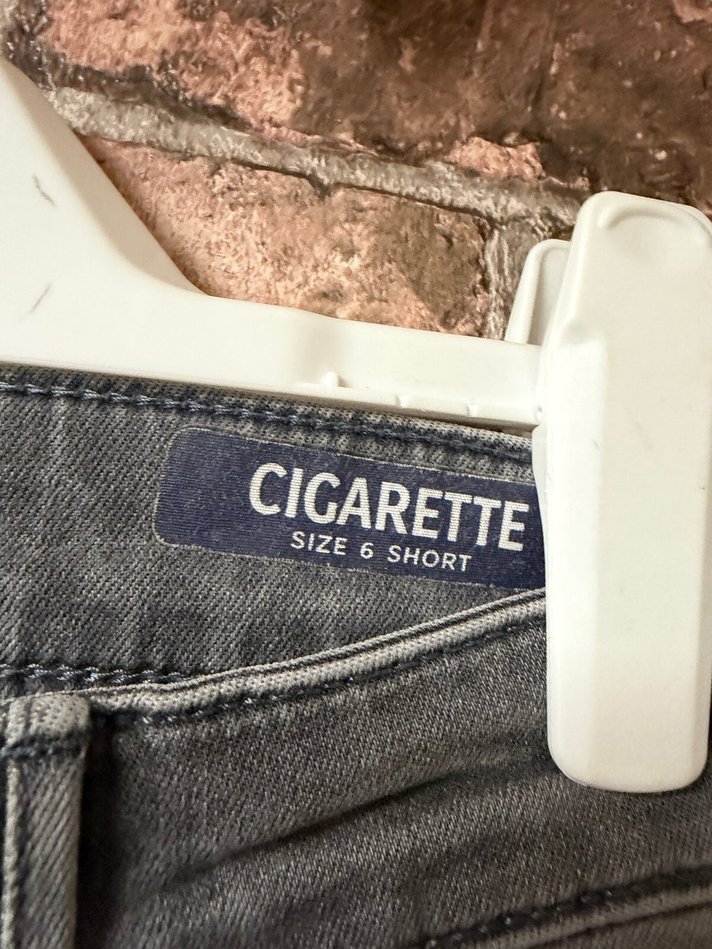 M&S Grey Cigarette Jeans - Size 6 Short