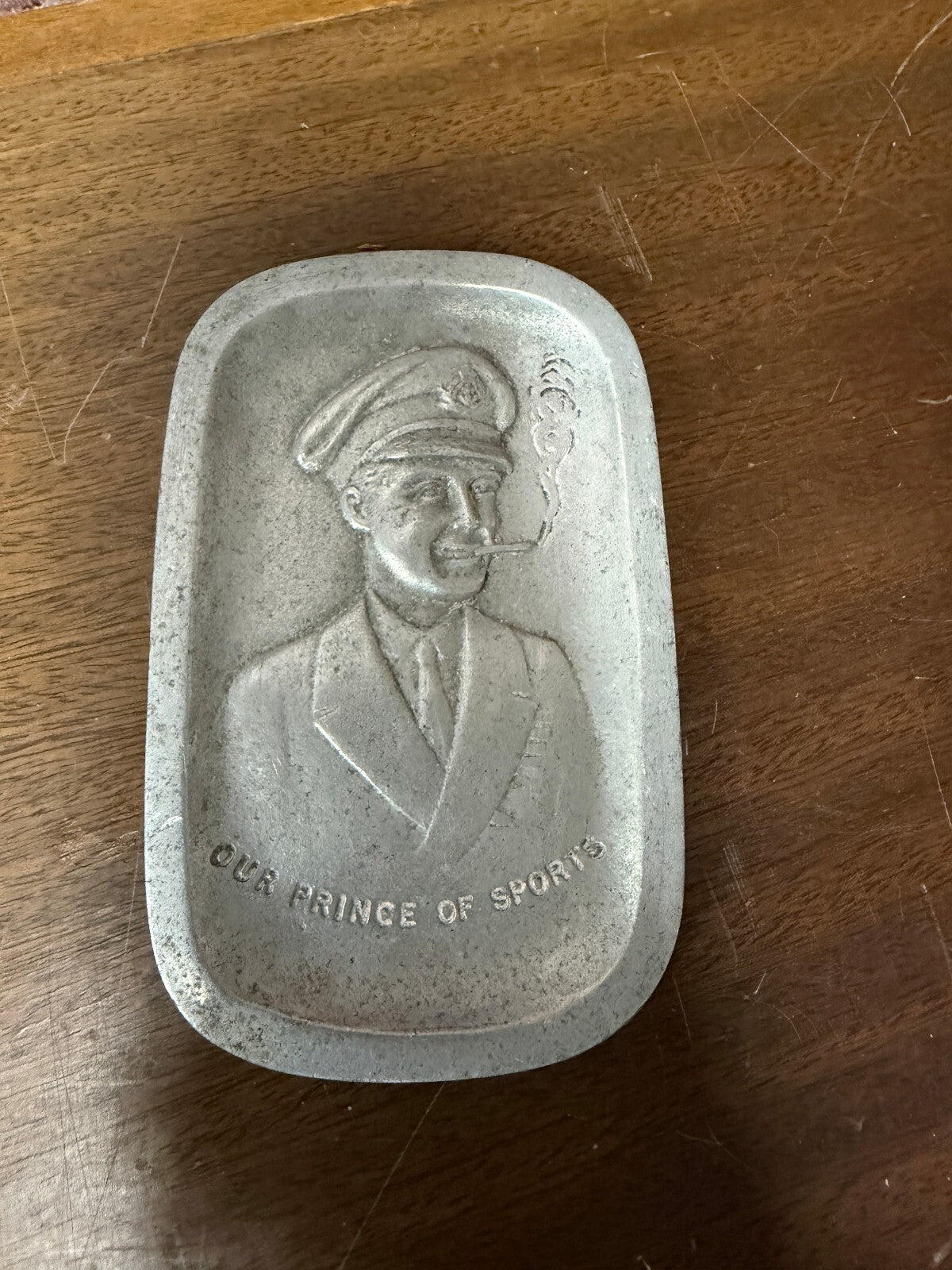 Souvenir of Dinner 1922 Compliments The President by Robert W Coan Metal Dish
