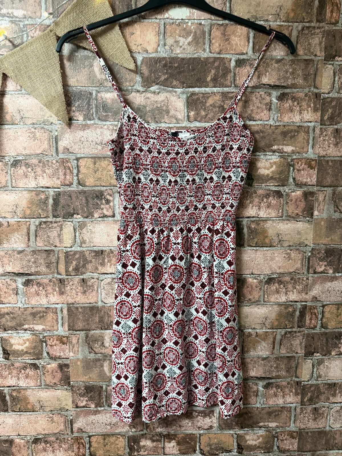 H&M Patterned Strap Top - Size 6