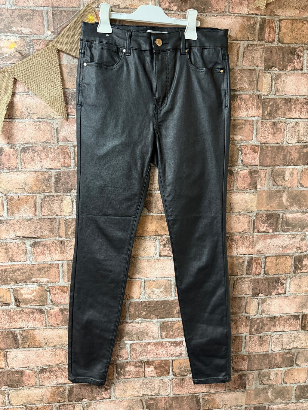 Next Black High Rise Skinny Jeans - Size 10R