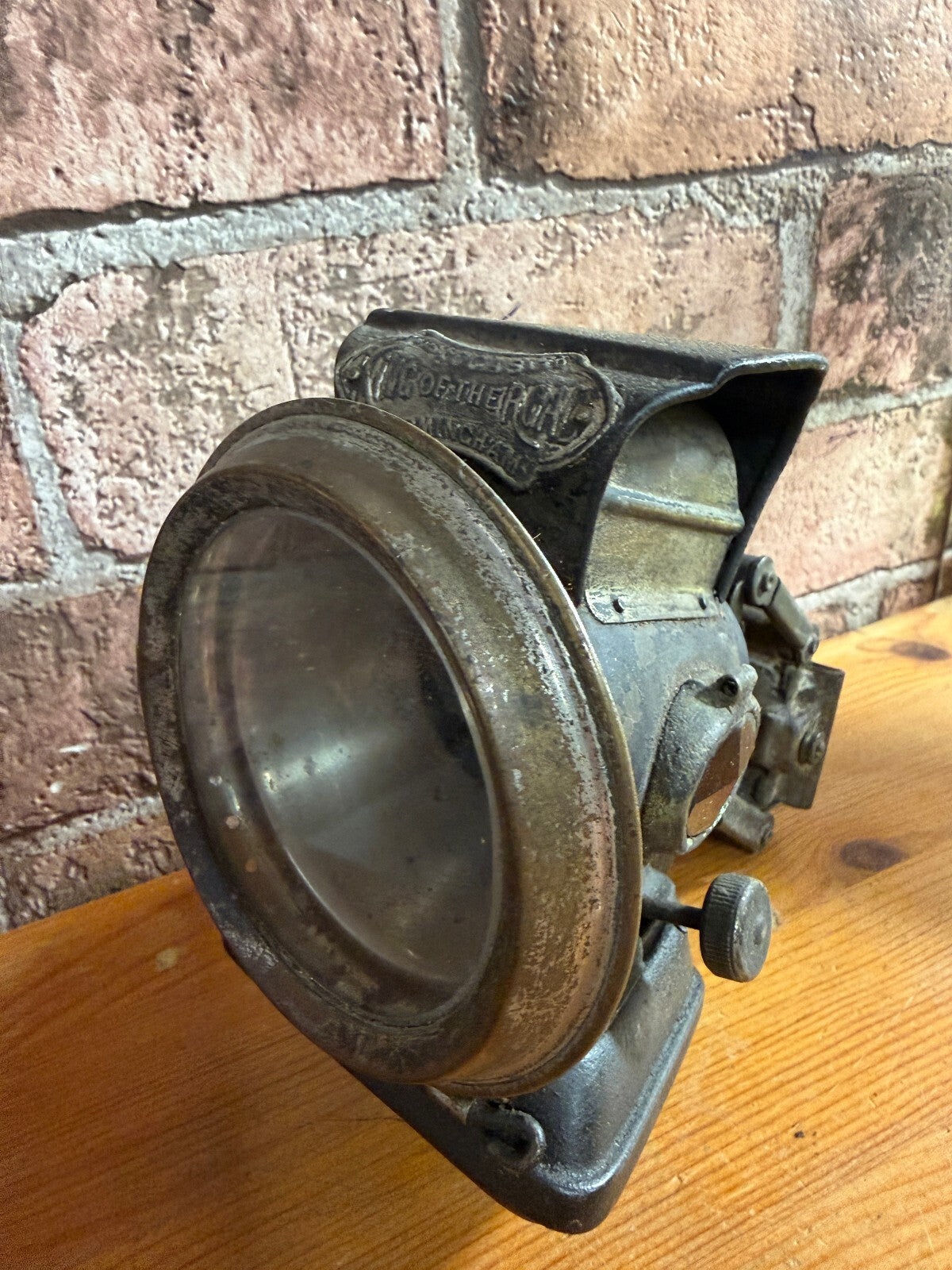 Vintage Lucas 'King of The Road' Bicycle Oil Lamp