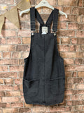 Primark Black Denim Dress - Size 10
