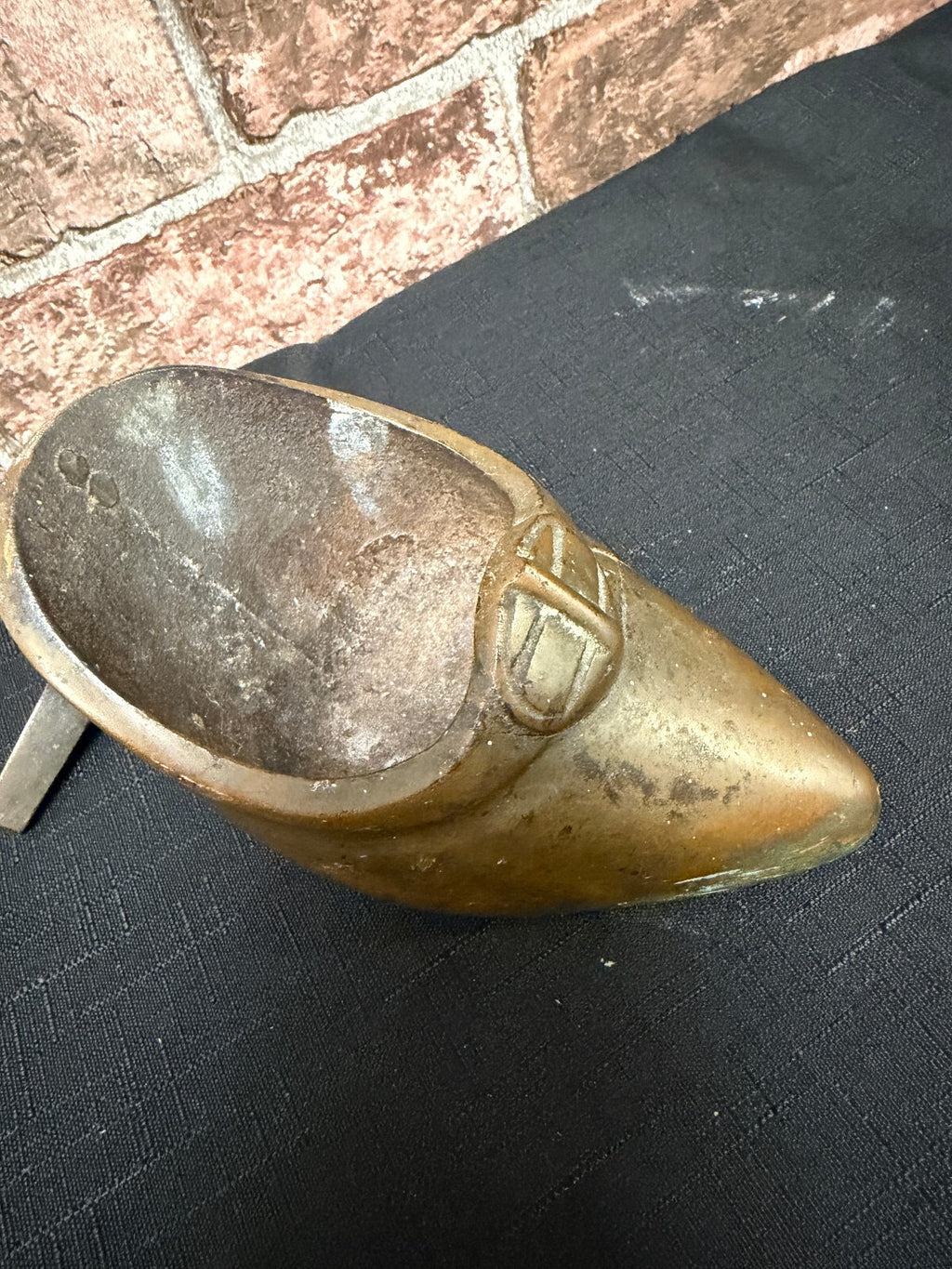 Brass Vintage Shoe Doorstop