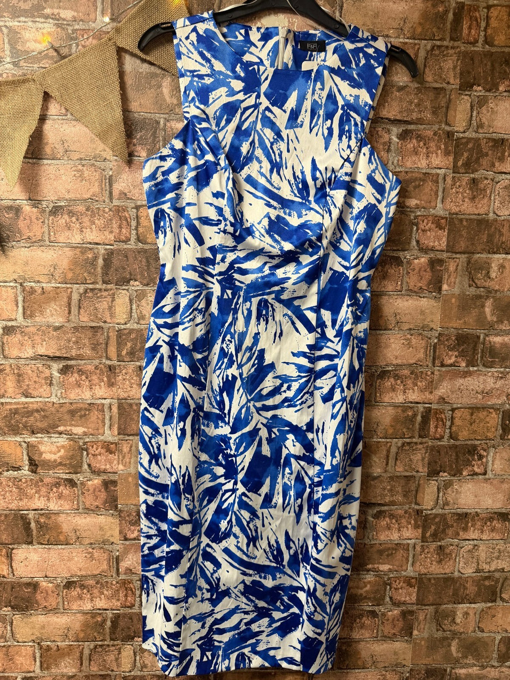 F&F Blue and White Dress - Size 10