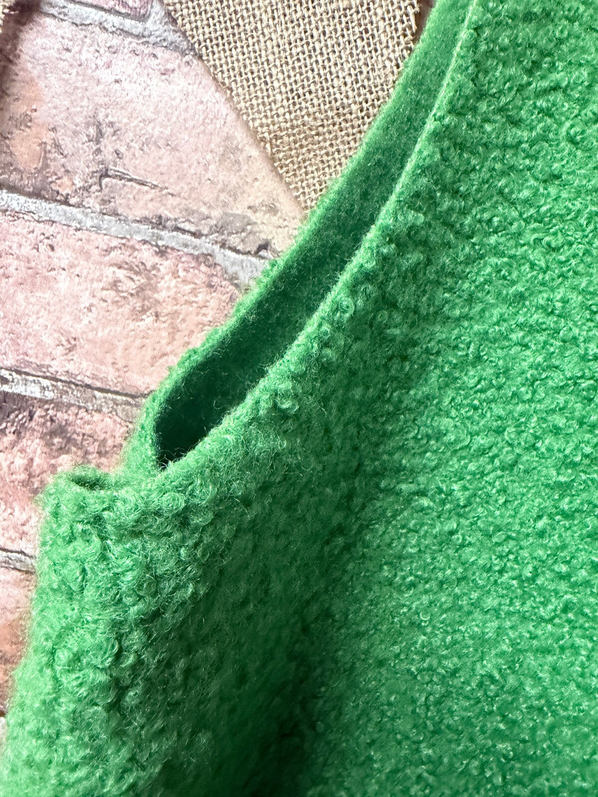 Made in Italy Green Longline Gilet - One Size