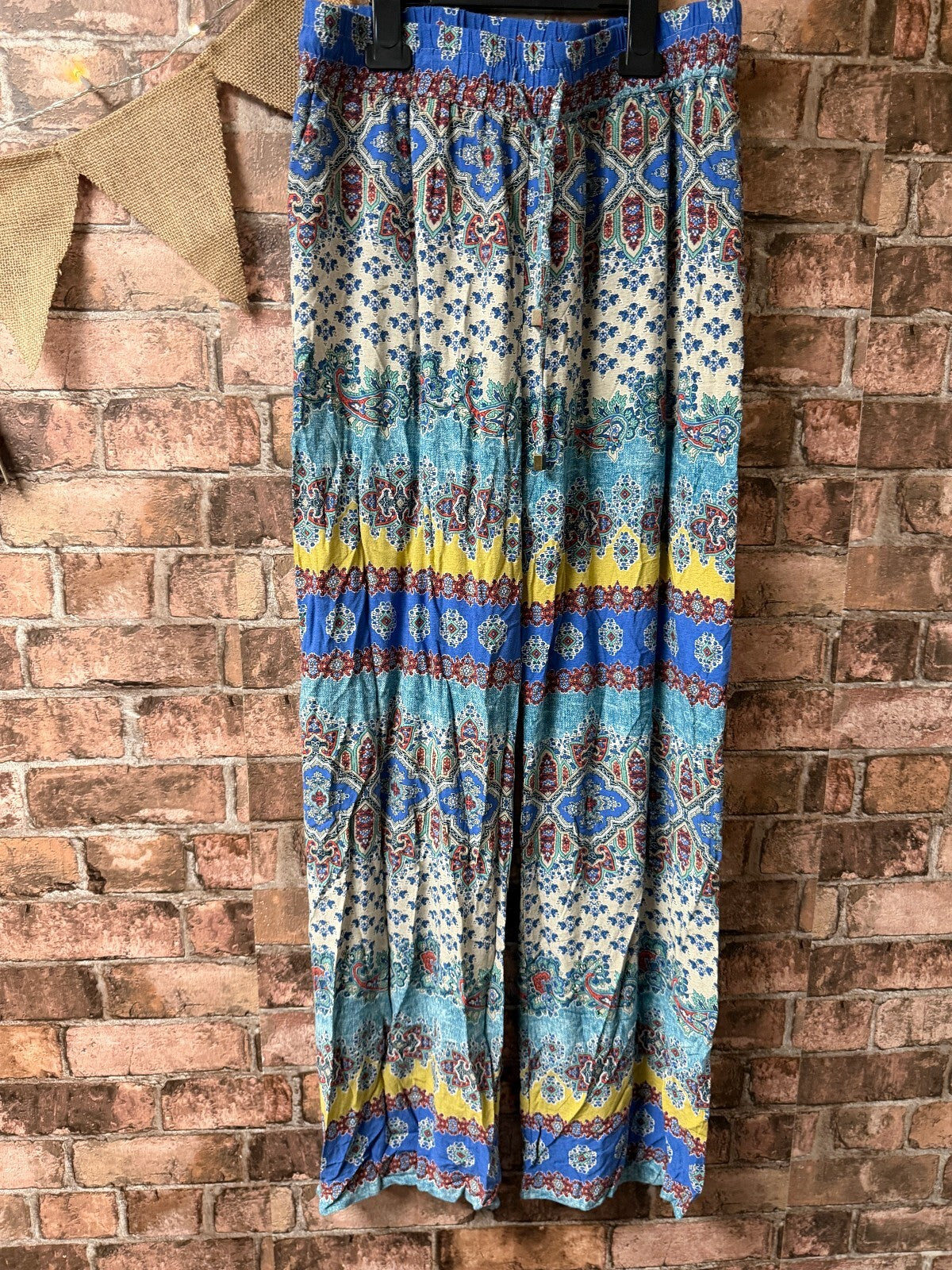 Rock and Rhyme Patterned Trousers - Size 10