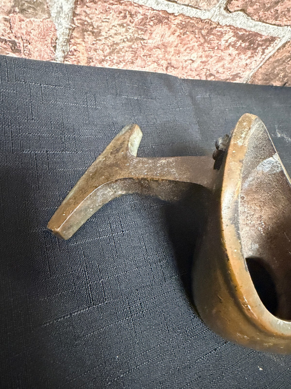 Brass Vintage Shoe Doorstop