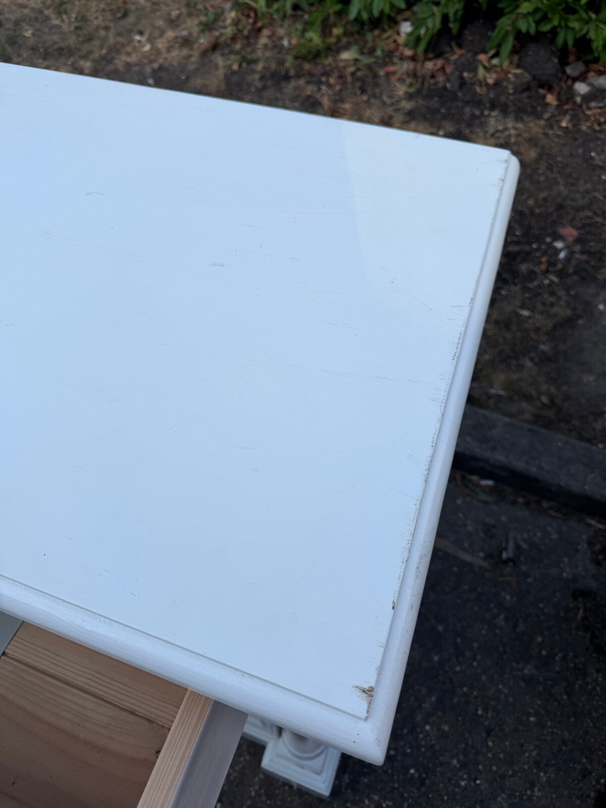 Solid Pine White Large Chest of Drawers/ Sideboard