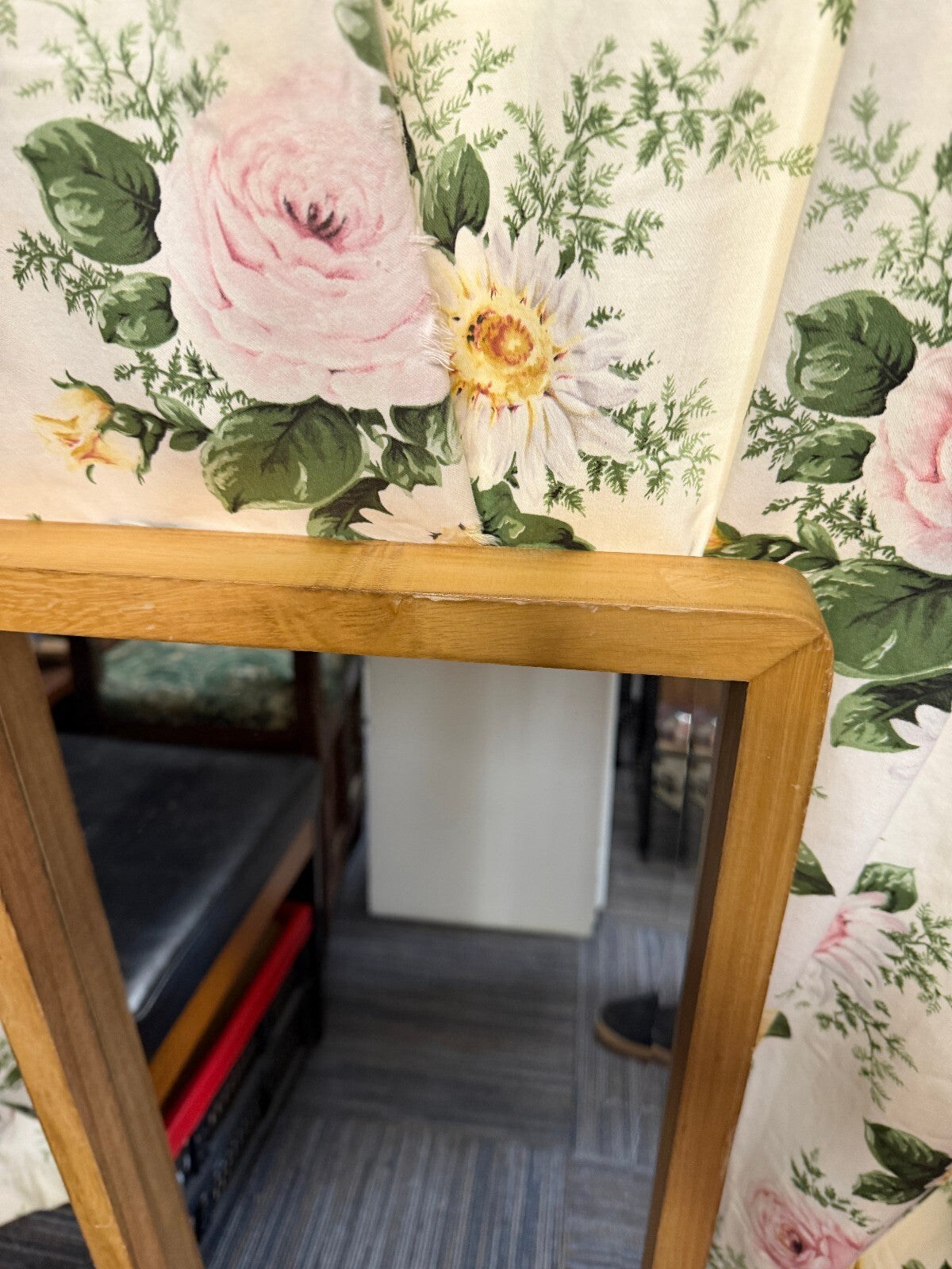 Solid Wood Rectangular Mirror