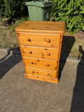 Solid Pine Chest of Drawers