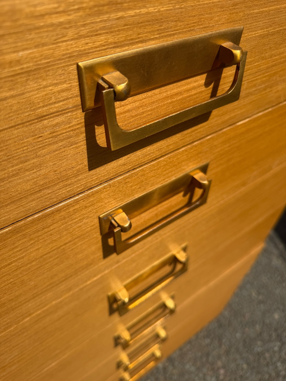 Mid Century Teak Chest of Drawers