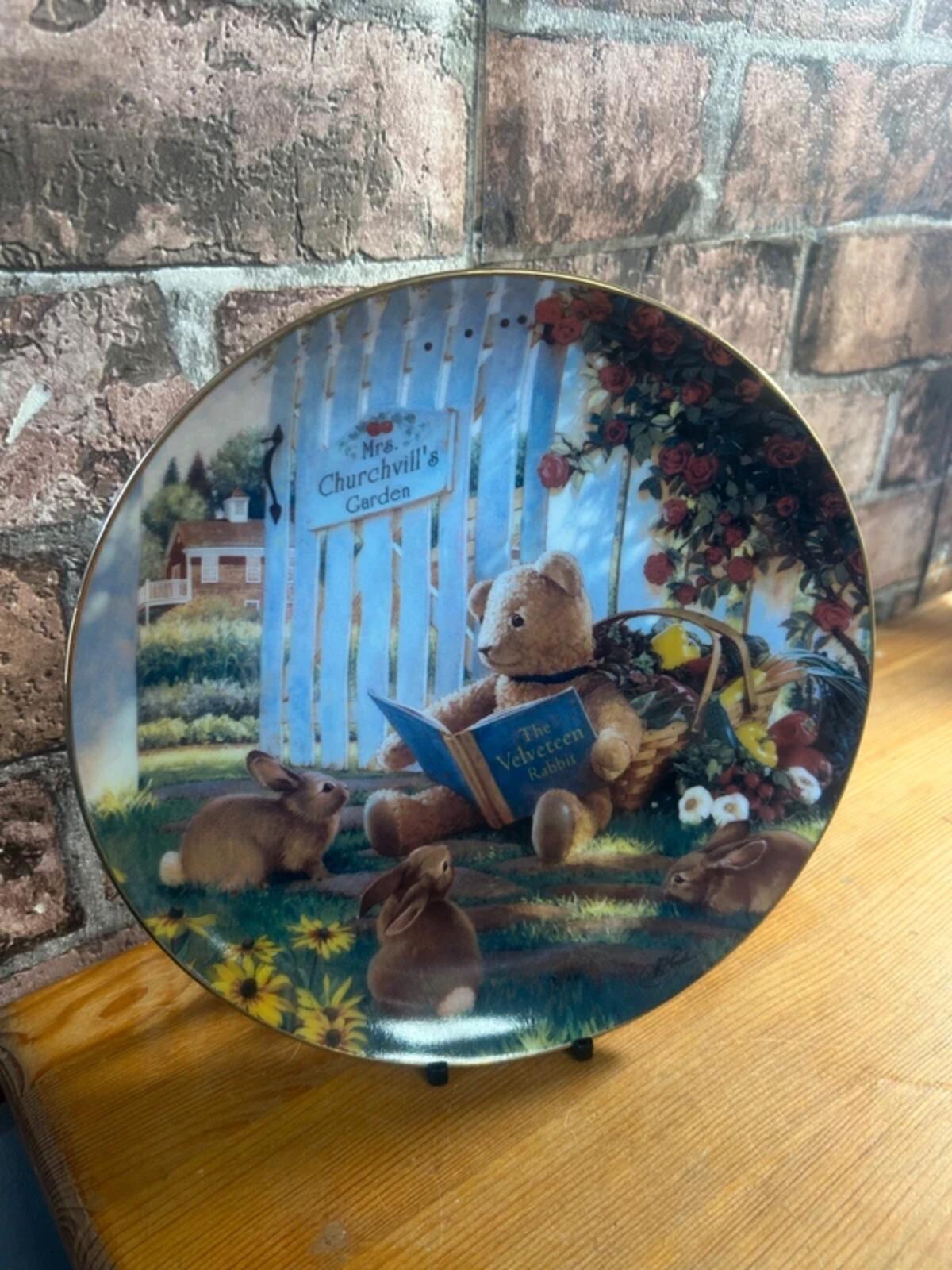 Franklin Mint Collection Cotton Tales Ornamental Plate