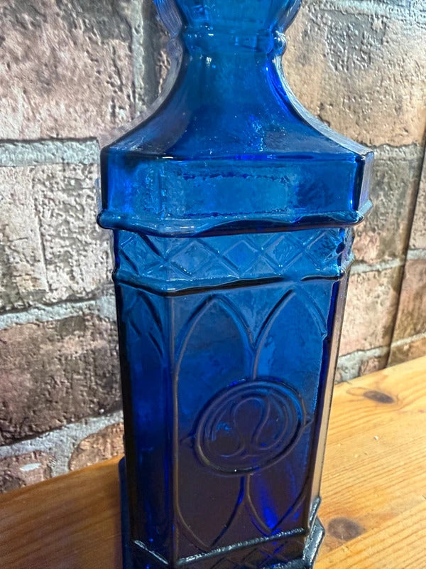 Cobalt Blue Apothecary Bottle with Cork