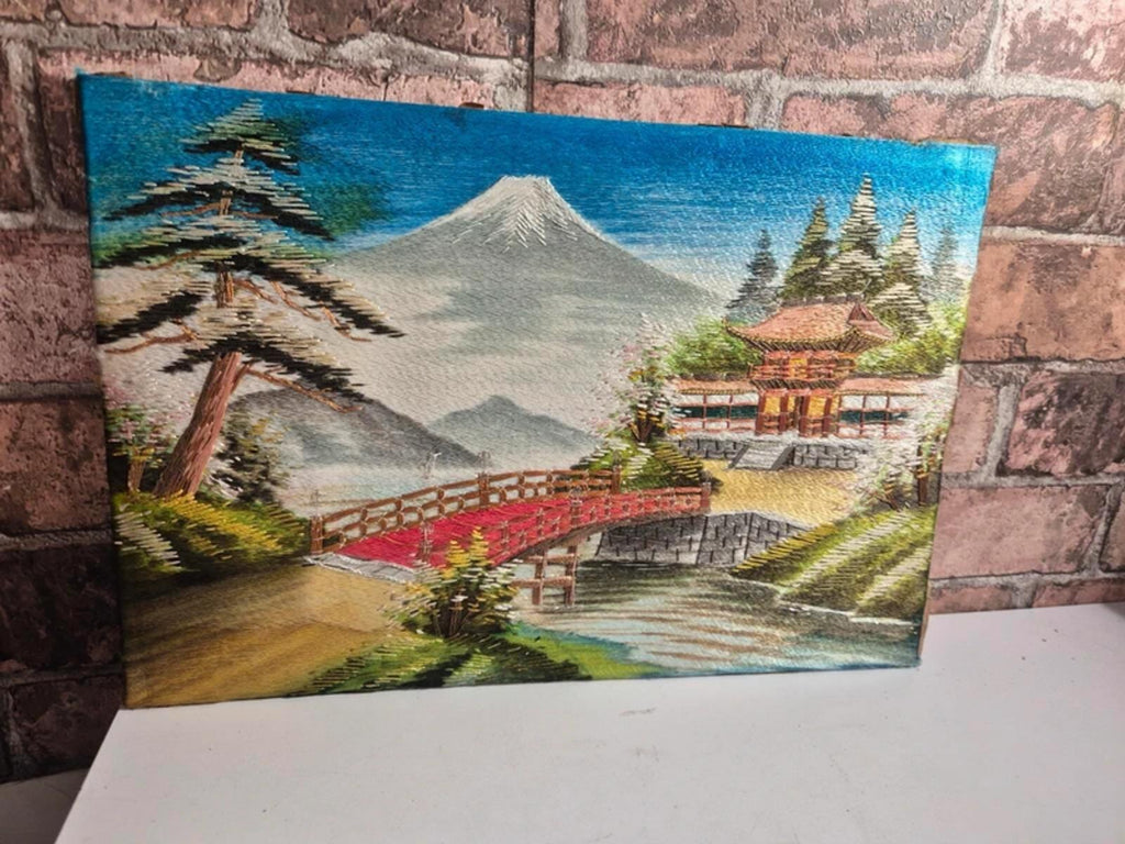 Oriental Silk picture - unframed
