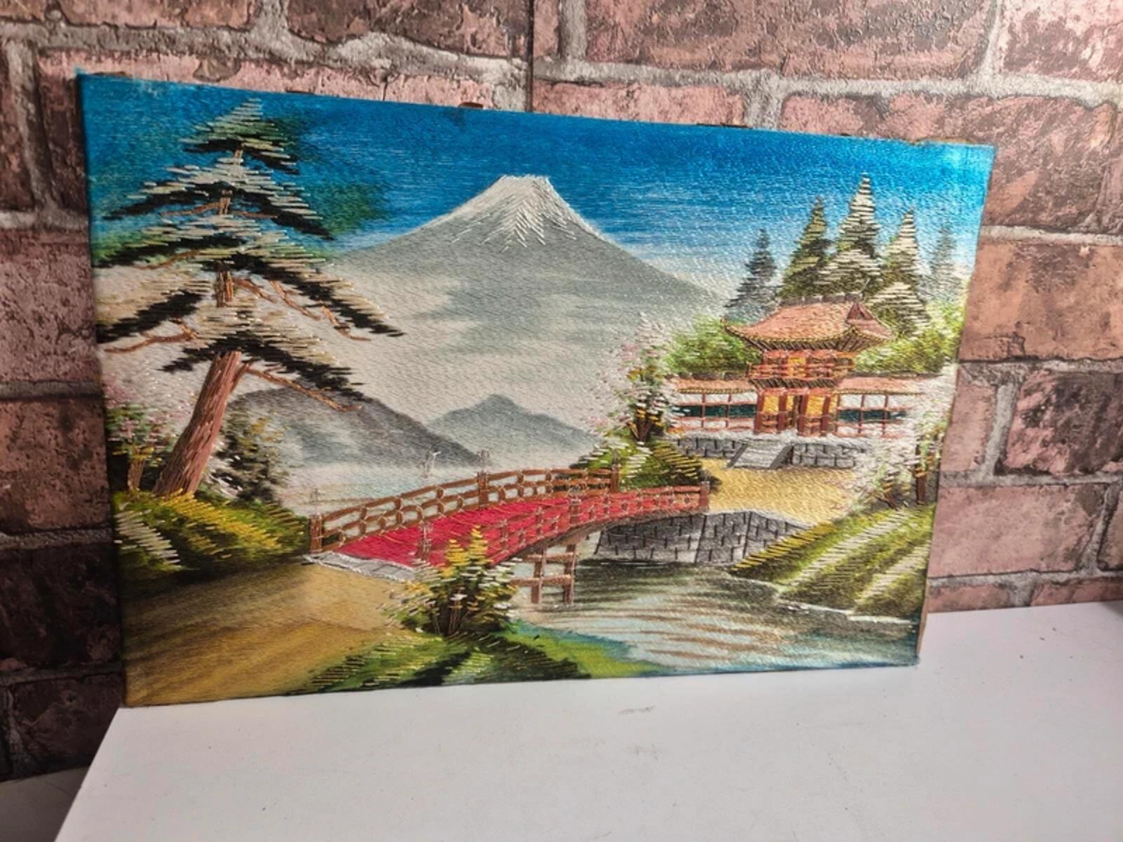 Oriental Silk picture - unframed