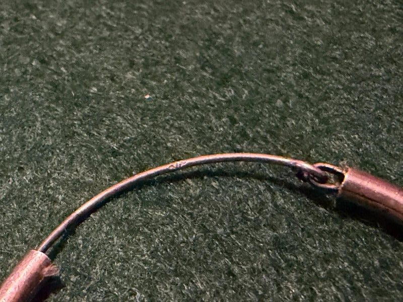 Sterling Silver Bead Hoop Earrings