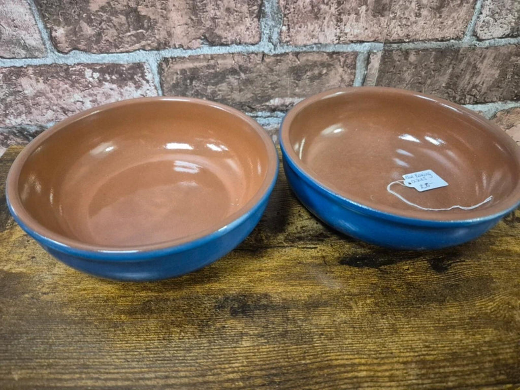 Blue baking dish x 2