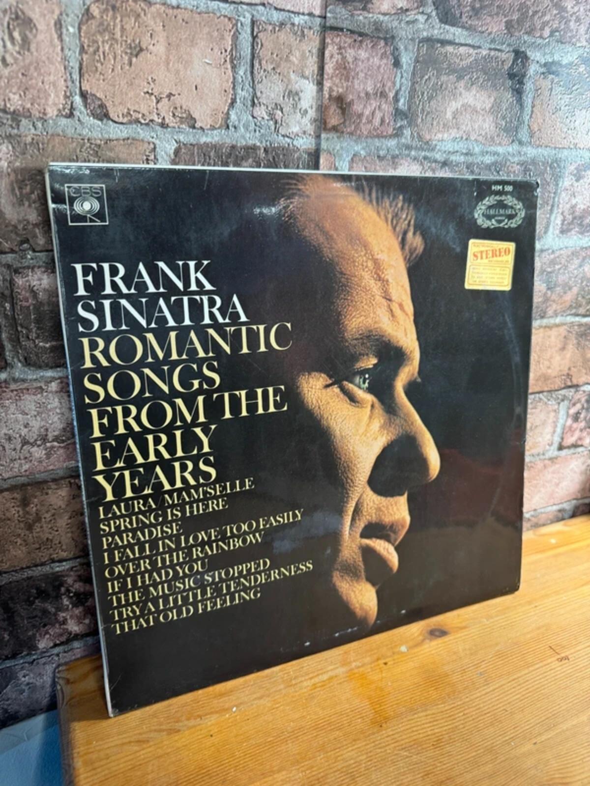 Frank Sinatra Romantic Songs From The Early Years Vinyl Record