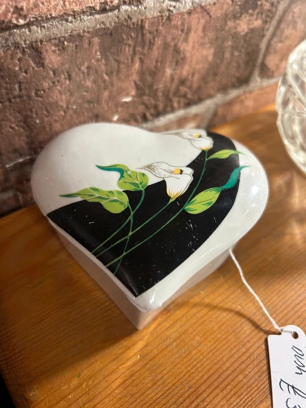 Ceramic Heart Trinket Dish