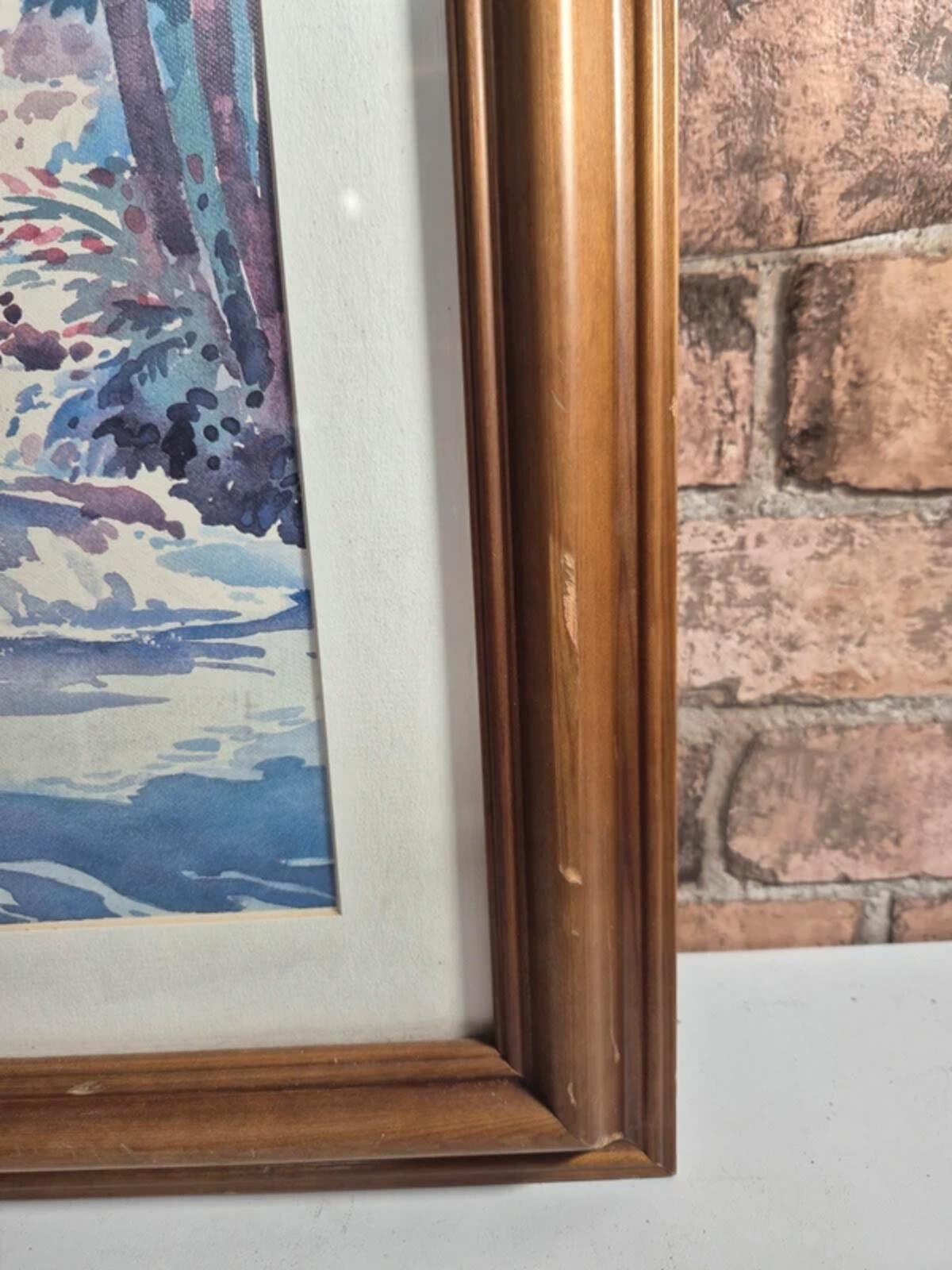 Joanne Sibley Gold Framed Print