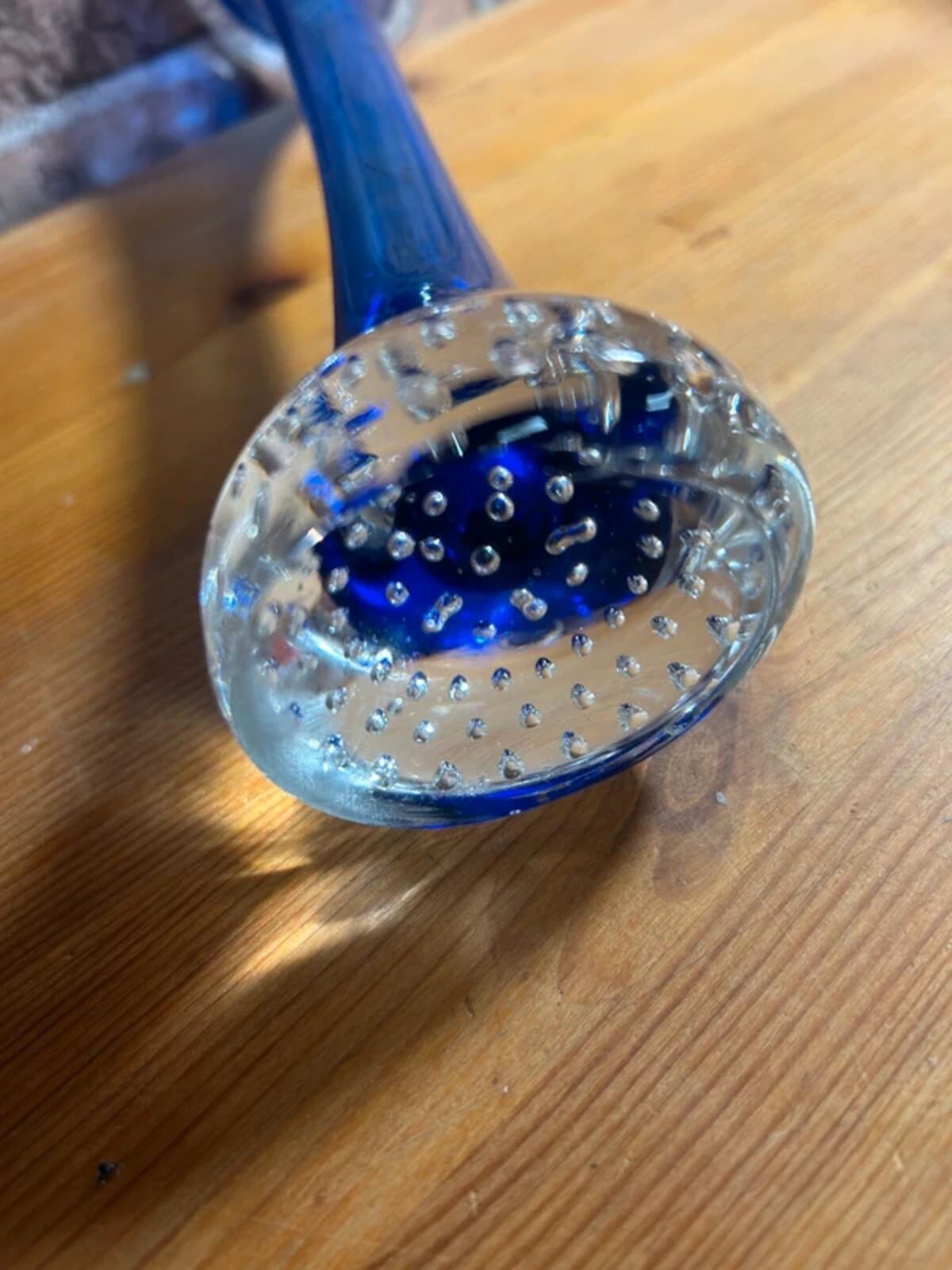 Swedish Blue Cobalt Glass Vase