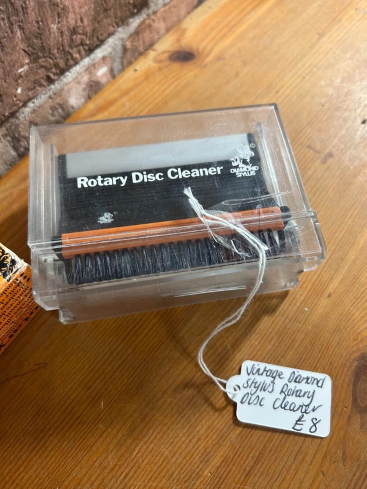 Vintage Diamond Stylus Rotary Disc Cleaner