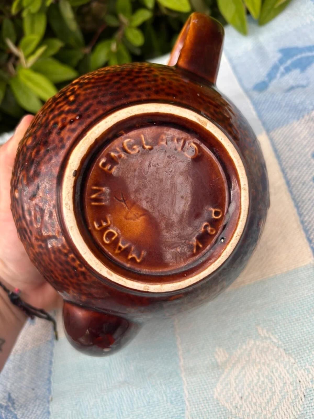 Vintage Price & Kensington Brown Betty Style Teapot