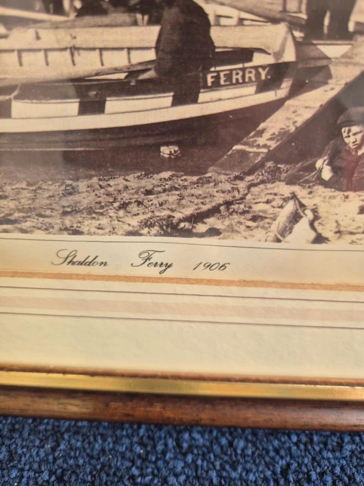 The Francis Frith Collection 1976 of Shaldin Ferry 1906 Framed Print