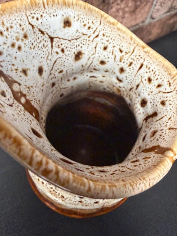 French Stoneware Drip Glaze Jug
