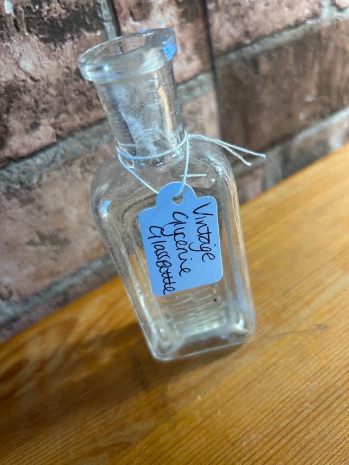 Vintage Glycenie Glass Bottle