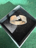 Silver Band Ring 925 Hallmarked - Size O