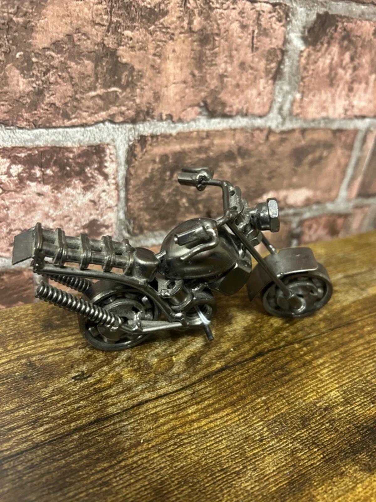 Bits & Bobs Metal Motorcycle Ornament