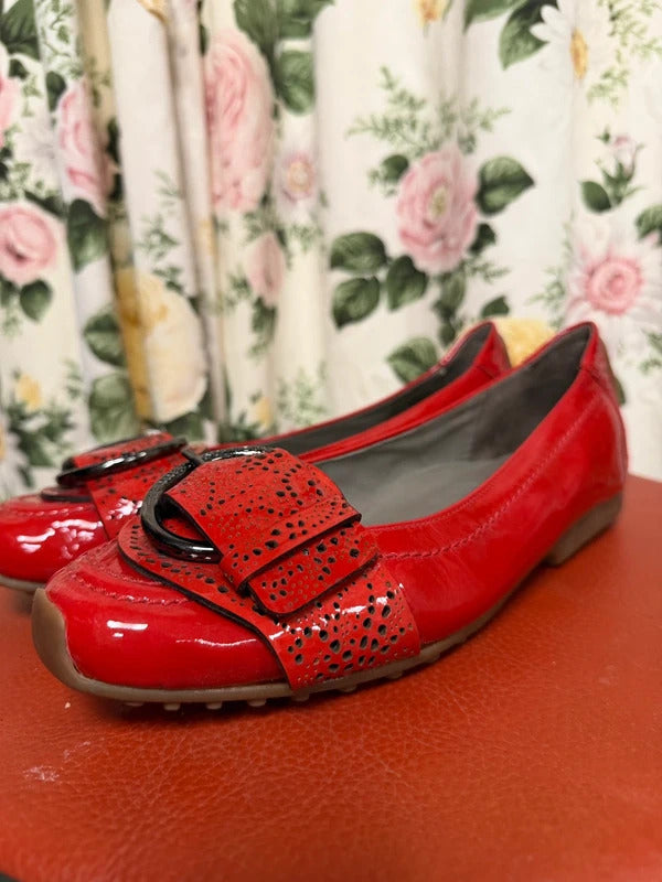 Kennel and Schmenger Red Patent Shoes