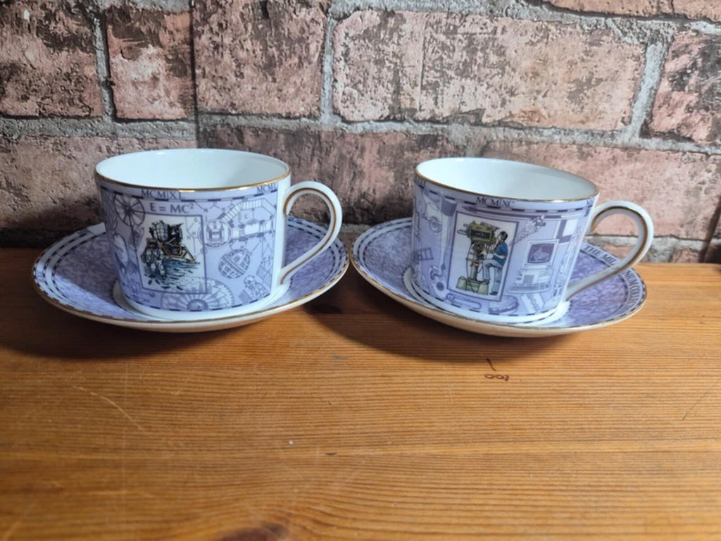 Wedgwood 'Millennium' cups and saucers set